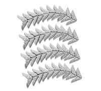 TOBBOMEY Coins de Lecture Métalliques Vintage 14mm, Protège-Coins Décoratifs pour Albums Photo et Carnets, 40 Pièces Couleur Nickel, Accessoires pour Scrapbooking et Protection D’Angles