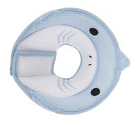 TOBBOMEY Collier De pour Chat Forme De Baleine Collerette Douce Et Respirante pour Éviter Le Léchage Grattages Confort Optimal Et Dégagée pour Animaux Dolphin