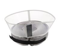 TOBBOMEY Collier Gonflable pour Chien et Chat Collerette de Protection Réglable PVC Souple Collier Anti-léchage pour Récupération Post-opératoire Protection Confortable pour Animaux