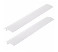 TOBBOMEY Combleurs D'espace pour Cuisinière à Gaz Protèges-poêle 63 Cm Bande Résistante la Chaleur Blanche 2 Pièces Protection Plan de Travail la Cuisine Anti-graisse Facile à Nettoyer