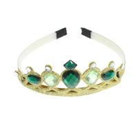 TOBBOMEY Couronne De Princesse Diadème Élégant Pour Fête Anniversaire Et Cosplay Accessoire De Mode Doré Pour Petite Fille