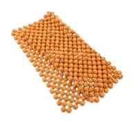 TOBBOMEY Coussin De Siège Auto En Perles De Bois 45x45cm Installation Rapide Pour Camion Et Chaise De Bureau Effet Massant Et Ventilation