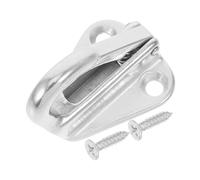 TOBBOMEY Crochet Ressort Acier Inoxydable pour Gaffe De Bateau Attache-Corde pour Voile Remorqueur Marin Argent