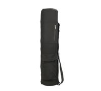 TOBBOMEY de Yoga Multifonction Capacité avec Bandoulière Réglable et Poches pour Tapis de Sport Serviette et Téléphone pour Fitness et Noir