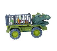 TOBBOMEY Dinosaure Camion Pull-Back Grand Modèle pour Garçon Fille Jeu Ingénierie avec Petits Dinosaures Œuf et Arbre Inertie Sécurisé pour Développement Cognitif et Interaction