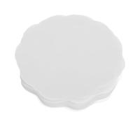 TOBBOMEY Disques de Papier Sulfurisé Blancs 12 Cm, 500 Pièces, Papier Ingraissable et Imperméable Alimentaire, Film de Scellage Anti-débordement pour Boissons Chaudes et Froides, Usage