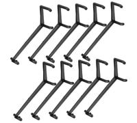 TOBBOMEY Écarteur De Branches De Plantes 10 Pièces pour Arbres Fruitiers Noir, Outil Modérateur De Tronc, Pince à Plier Brindilles Jardinage, Formation De Branches pour Culture Et Taille