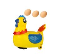 TOBBOMEY Électrique Poule Garçon Fille Chantant et Marchant avec Œufs Éducatif pour Garçons et Filles Couleur Aléatoire Couleur Aléatoire