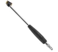 TOBBOMEY Embout Gonflage Double Tête Alliage de Zinc pour Pneus Voitures et Camions Gonfleur Portable à Poignée Droite Rapide et Polyvalent pour Compresseur Air
