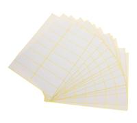 TOBBOMEY Étiquettes de Prix Autocollantes Blanches 240 Pcs 25X76 MM Autocollants Adhésifs Faciles à Écrire Petites Étiquettes Solide pour Organisation Bureau Magasin et Classement