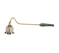 TOBBOMEY Extincteur de Bougie Rétro Métal Accessoire Élégant pour Éteindre Flammes sans Fumée Kit de Soin Bougie Au Design Européen Raffiné Outil Manuel Pratique pour Décoration Maison