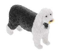 TOBBOMEY Figurine Animale Réaliste Solide Chien Berger Modèle Mini Jouet Garçon Fille Simulation Collection Décoration