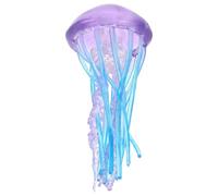 TOBBOMEY Figurine de Méduse Miniature Simulée 1pc en Matériau Robuste pour Décoration Aquarium Éducative et Cognitif sur Animaux Marins, Accessoire Léger et Réaliste pour Décor Océanique