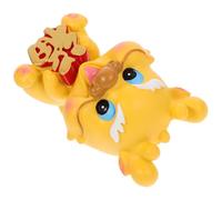 TOBBOMEY Figurine Dragon Résine Décorative Élégante Ornement Feng Shui pour Maison et Voiture Statue de Dragon Cartoon Petite Sculpture de Bureau Collection Unique