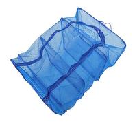 TOBBOMEY Filet de Séchage Pliable Multi Couches Nylon pour Fruits Légumes Crevettes et Poissons Cage Suspendue Respirante avec Boucle Usage Intérieur et Extérieur