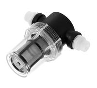 TOBBOMEY Filtre à Eau en Acier Inoxydable 80 Mailles 1/2 Pouce avec Crépine de Pompe, Préfiltre Réutilisable pour Jardin, Système Filtration Eau Portable avec Couleur Aléatoire