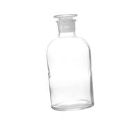 TOBBOMEY Flacon Réactif Verre Borosilicaté avec Échelle Graduée Col Étroit Étanchéité pour Laboratoire Chimie Éducation Recherche