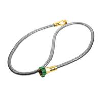 TOBBOMEY Flexible Tuyau Arrosage Métallique Acier Inoxydable Corrosion pour Jardin Camping et Nettoyage avec Raccord Fuite