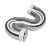 TOBBOMEY Flexible Tuyau De Ventilation Aluminium Pour Cuisine Compatible Avec Évacuation Sèche-linge Gaine Et Renforcée