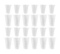 TOBBOMEY Gobelet Doseur en Plastique Épais 40 Pièces pour Jardinage et Agriculture Capacité 50/100 Ml Pratique