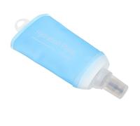 TOBBOMEY Gourde Souple en Silicone 250 ML Bleu Lac Bouteille d'eau Légère et Étanche pour Course à Pied Marathon Randonnée et Cyclisme Bidon Pliable Portable pour Sport et Fitness
