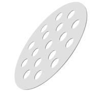 TOBBOMEY Grille de Rechange en Fonte pour Barbecue Bac à Charbon 1 Pièce Fer Résistant Haute Température pour Grillades en Plein Air Contrôle Précis et Ventilation