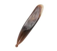 TOBBOMEY Gua Sha Stick Cornes Naturelles Outil de Massage Palper pour Visage et Corps Barre de Massage Créative Anti-poches et Fatigue Accessoire Guasha pour Soins Peau