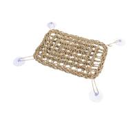 TOBBOMEY Hamac Suspendu Herbe De Mer pour Petits Reptiles Lit Suspendu avec Ventouses pour Lézards Serpents Et Geckos Nid De Sommeil pour Terrarium Accessoire Et Sécuritaire