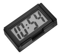 TOBBOMEY Horloge Numérique Mini pour Tableau de Bord Voiture Compacte et Portable Affichage Précis Couleur Noire 1 Pièce Accessoire Intérieur Auto Pratique et Multifonctionnelle