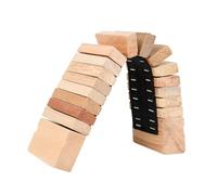 TOBBOMEY Instrument de Percussion Bois Portable Claqueur Sûr et pour Garçon Fille Musical Éducatif Précoce et Facile à Transporter