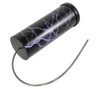 TOBBOMEY Instrument de Percussion Tambour Orff Effet Tonnerre Sonore Réglable pour Débutants et Musiciens Tambour à Ressort Noir pour Fêtes et Spectacles