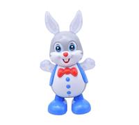 TOBBOMEY Interactif Lapin Musical pour Garçon Fille Danseur Chantant à Bascule sans Pile Développement Coordination et Éveil Sensoriel