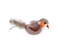 TOBBOMEY Interactif Oiseau Volant pour Chats D’Intérieur Ailes Battantes et Gazouillis Réaliste Baguette Légère en Matériaux Solide Stimulation de Chasse et Activité Physique pour Chat