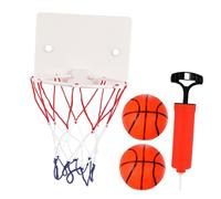 TOBBOMEY Jeu De Basket-Ball Mural pour Garçon Et Filles Portable Panneau 1 Taille Moyenne, Ventouse Fixation Stable, 2 Ballons Inclus pour Intérieur Et Salle De Jeux, Ensemble Complet Pompe
