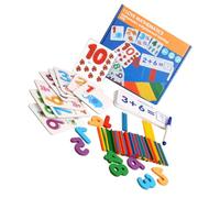 TOBBOMEY Jeu Éducatif Blocs Numériques pour Garçon Fille Pédagogique Mathématique Aidant Au Développement Cognitif Cadeau Anniversaire Garçon Fille Ans