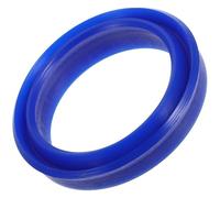 TOBBOMEY Joint D'huile Radial Bleu en Polyuréthane Pu 35x45x10 Mm, Accessoire de Cric Hydraulique 4t-10t Double Lèvre, Ressort Intégré, Protection Étanche pour Arbre et Roulement, Usage