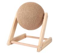 TOBBOMEY Jouet à Gratter pour Chat avec Balle Griffoir Sécurisé pour Chaton Cadre Tissé pour Ennui Et Meubles