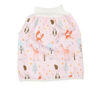 TOBBOMEY Jupe à Couches Imperméable Coton Lavable pour Garçon Fille Jupe Apprentissage Propreté avec Fermeture Cachée Confortable et Pliable Adaptée Garçons et Filles