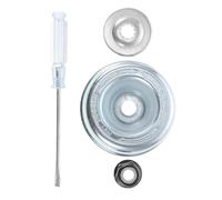 TOBBOMEY Kit D’adaptateurs pour Tête de Coupe-bordures Compatible Modèles Fs120 Fs250 56r 80, Boîtier D’engrenages Robuste, 4 Pièces, Accessoires pour Tondeuse à Gazon et Débroussailleuse,