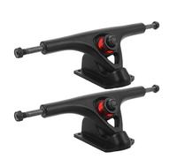 TOBBOMEY Kit de 2 Trucks de Skateboard Renforcés en Aluminium pour Roues 7 Pouces Support de Roue Visserie Renforcée Légers et Polyvalents pour Skate de Rue Park et Longboard