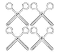 TOBBOMEY Kit de 8 Boulons d'Expansion M6 en Acier Inoxydable 304 Crochet Fermé Ancrages Muraux pour Béton Fixation Sécurisée des Plaques d'Égout Crochets à Expansion pour Maçonnerie