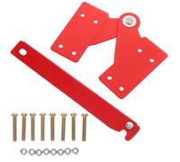 TOBBOMEY Kit de Charnière Aluminium pour Échelle Pliante Grenier de Remplacement Légère Vis et Tige pour Installation Facile