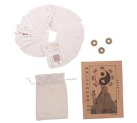 TOBBOMEY Kit de Divination Complet I Ching avec Cartes Hexagrammes et Guide Interprétation Symbole Feng Shui Chance pour Débutants et Collectionneurs