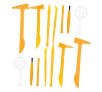 TOBBOMEY Kit de Jeux Outillage Excavation Garçon Fille avec Marteau Brosse et Ciseau pour Jeu Imaginatif et Apprentissage Stem