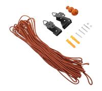 TOBBOMEY Kit de Lève-Rideau Enrouleur pour Stores Bambou Cordon de Store Venitien Résistant Accessoires Complets de Remplacement Système de Réglage Précis Utilisation pour Rideaux