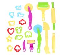 TOBBOMEY Kit de Moules Animaux pour Pâte à Modeler DIY Accessoires pour Activités Manuelles Garçons et Filles Outils Solides et Colorés pour Jeu Créatif Extérieur