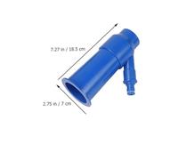 TOBBOMEY Kit de Nettoyage Piscine avec Tête Aspiration Bleu et Épuisette Outil Pratique pour Nettoyer et Déchets Flottants et Adapté à Entretien des Bassins