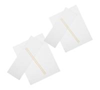 TOBBOMEY Kit de Remplacement Toile Naturelle pour Chaise de Réalisateur Pliable, Tissu de Rechange 2 Pièces 52x16/48x38 Cm, Compatible Chaise de Camping et Jardin, Siège Confortable