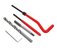 TOBBOMEY Kit de Réparation de Filetage Insert Fileté Fer et Caoutchouc Outil Professionnel et Bricolage pour Restauration de Filet Rapporté