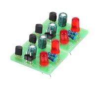 TOBBOMEY Kit de Soudure pour Garçon et Filles LED 2 Pièces Module Lumineux Clignotant Circuit Bistable Initiation à la Soudure Projets DIY Expérience Scientifique Effets Visuels Dynamiques